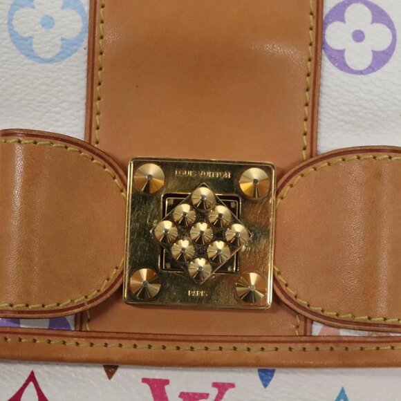 LOUIS VUITTON Monogram Multicolor Patty Shoulder Bag White M40305 - Picture 9 of 16